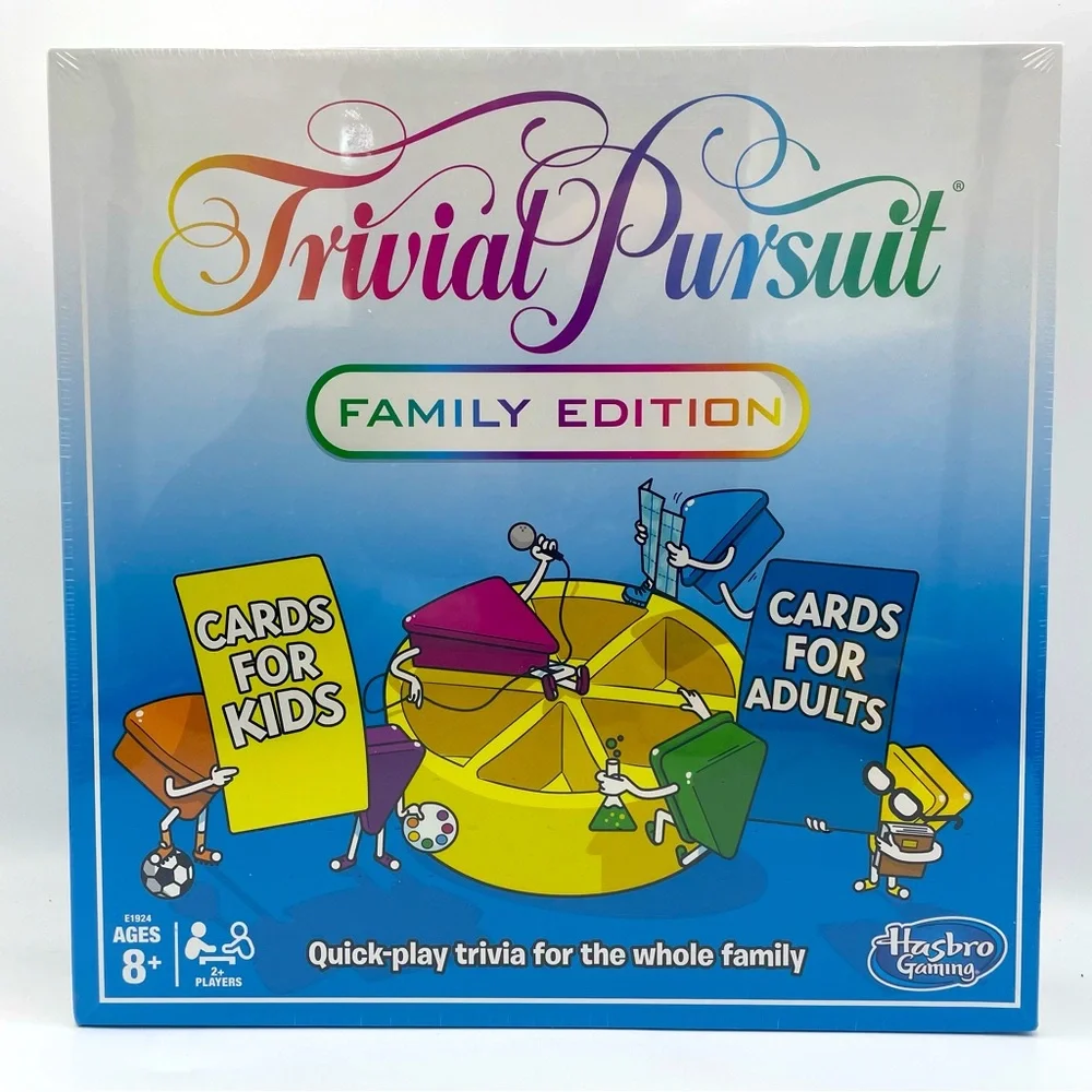 Trivial Pursuit Family Edition Board Game NIB